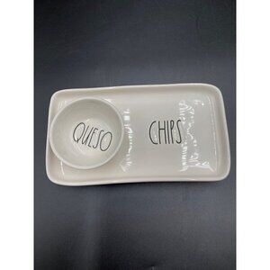Rae Dunn Artisan Collection by Magenta Queso/Chips Tray